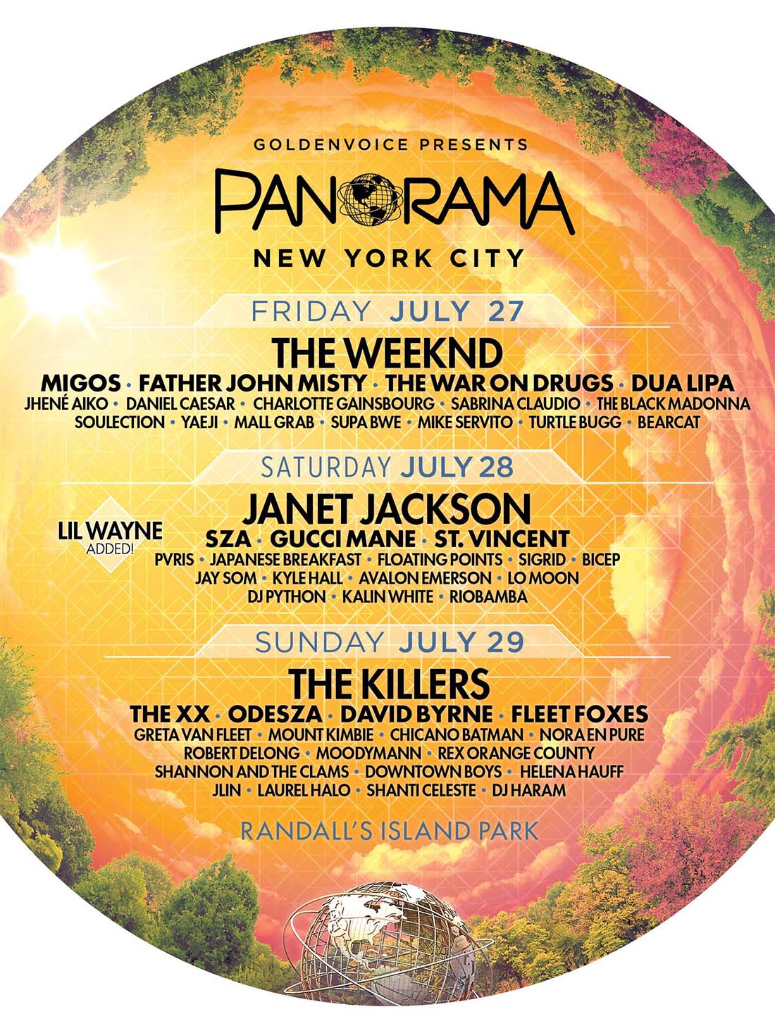 Panorama Music Festival Lineup
